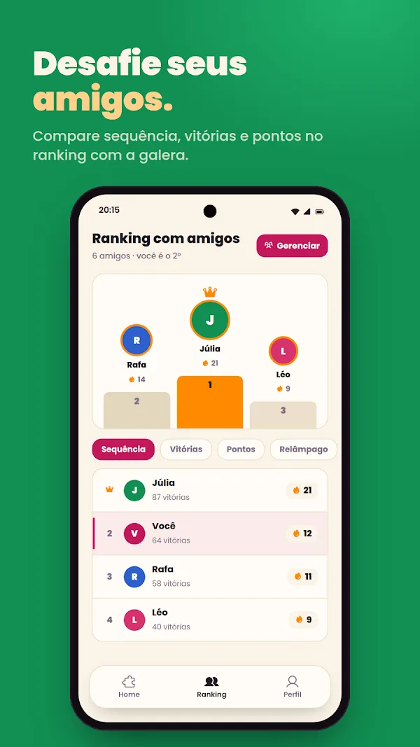 5Letras: ranking com amigos